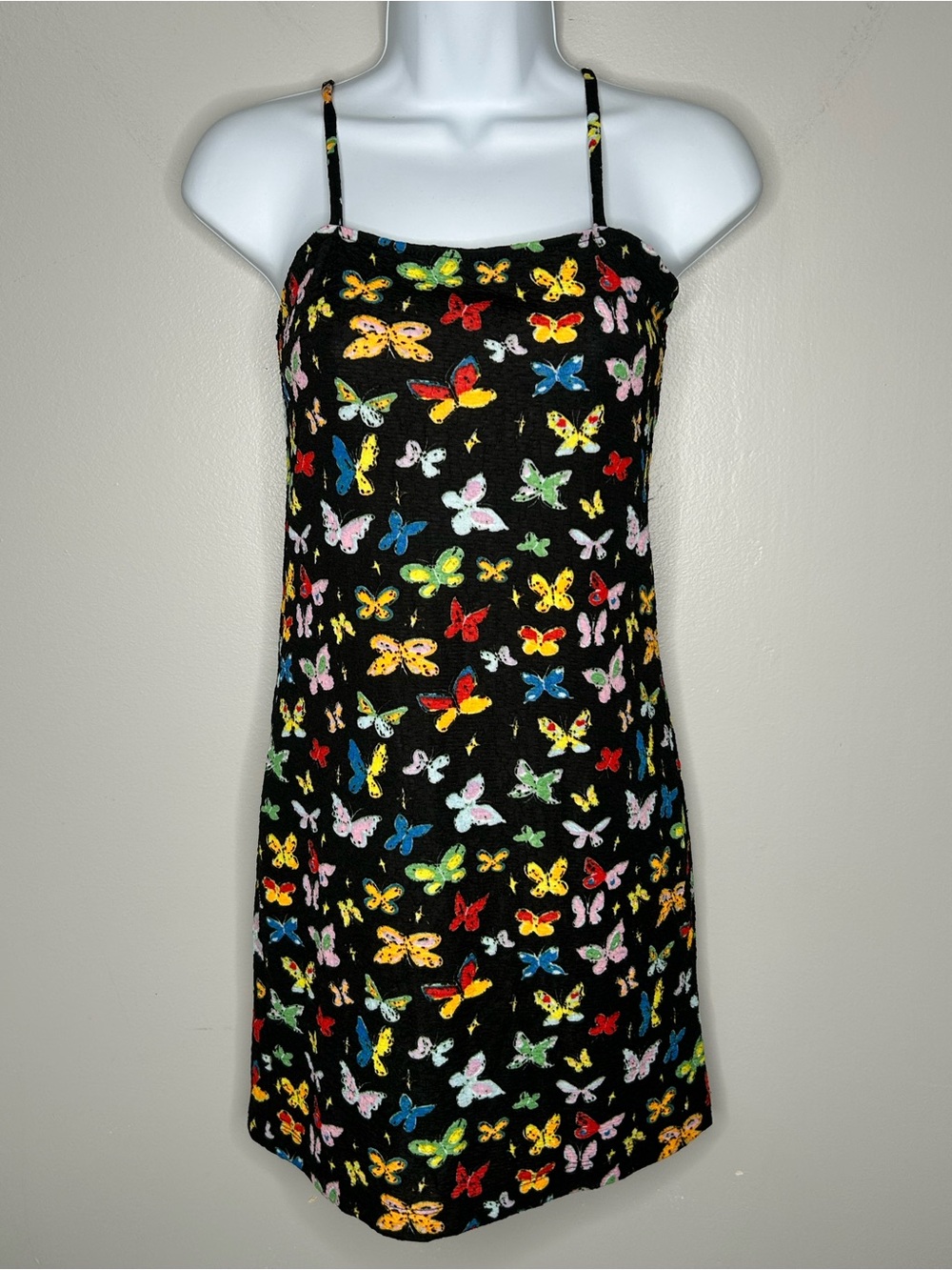 BP Black Butterfly Dress Size M
